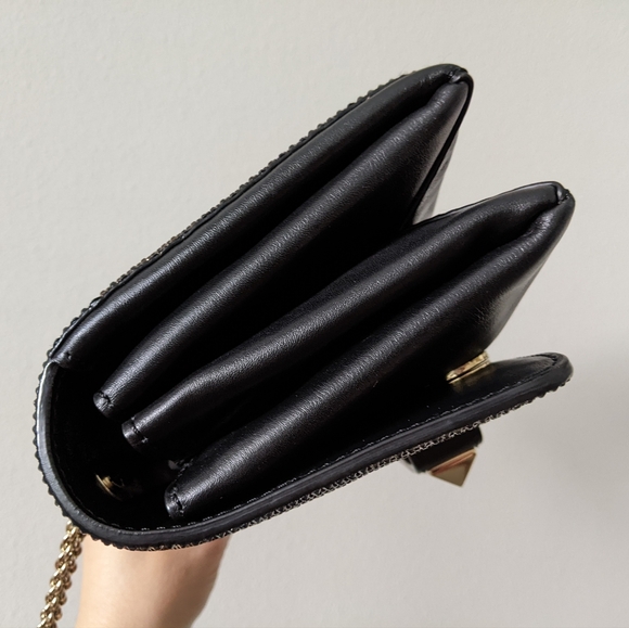 Valentino Garavani Nappa Crystal Camouflage Va Va Voom Shoulder Bag - Picture 4 of 14